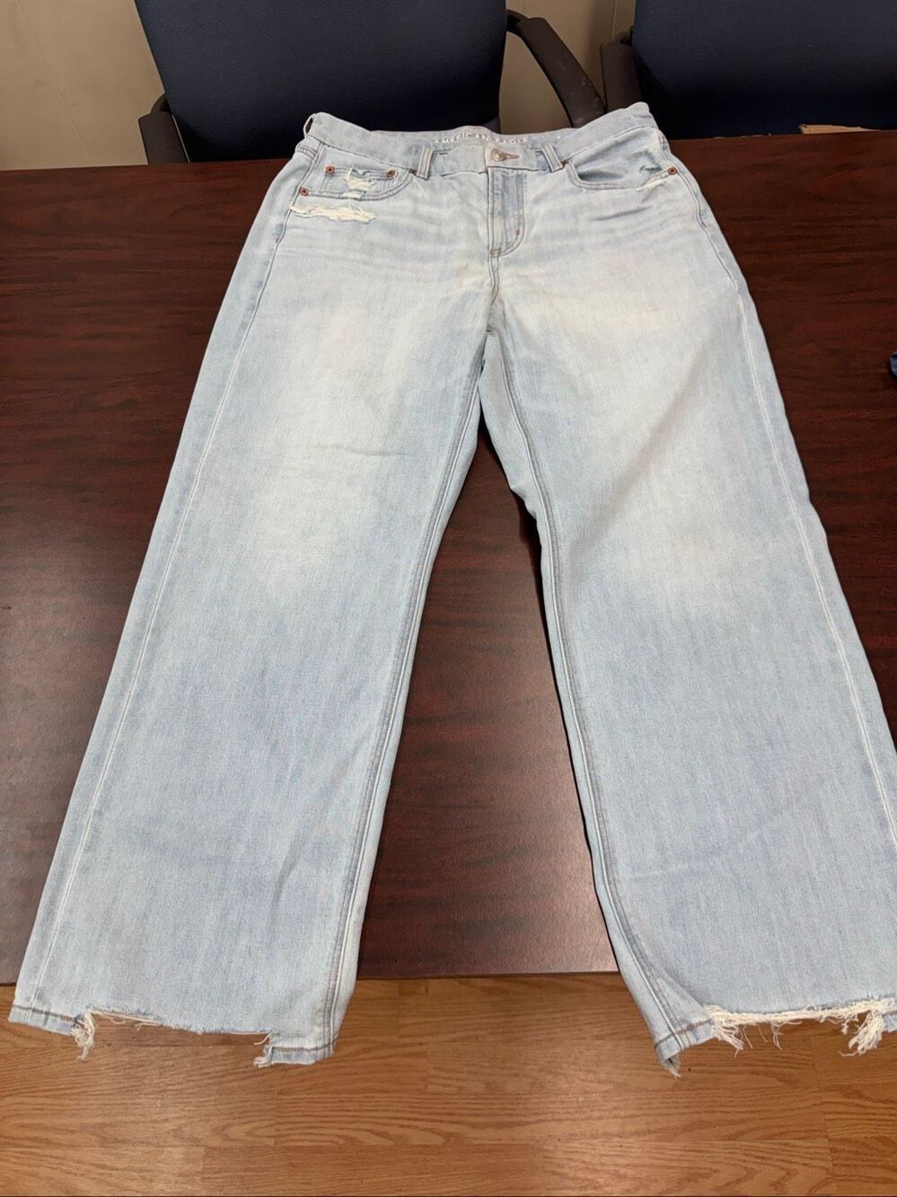 American Eagle Stretch Curvy Straight Jeans Size 12 Short